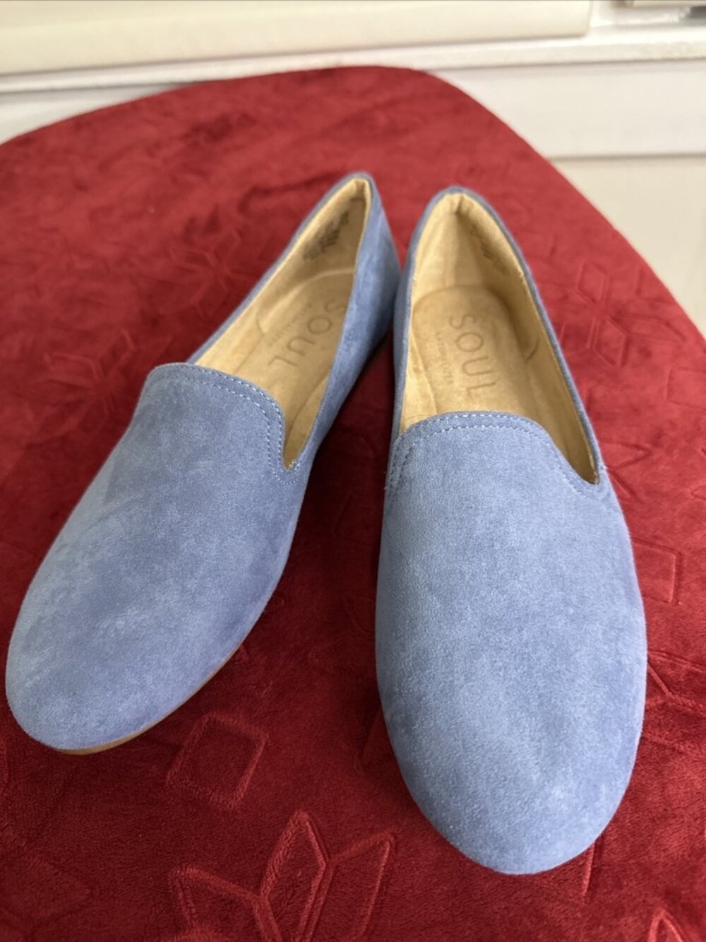 Soul Naturalizer Women's Alexis Slip On Comfort Dress Loafers Blue Size:6.5